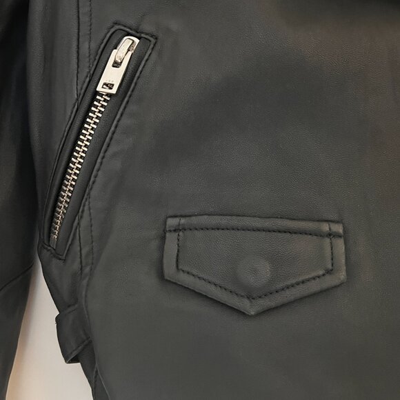 IRO ASHVILLE LEATHER BIKER JACKET - Picture 4 of 8